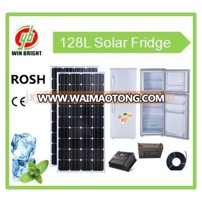 DC12V 128L Solar power refrigerator solar fridge for Africa,middle east,South America